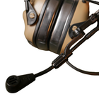 Активные водонепроницаемые Наушники EARMOR M32H с Креплением на шлем и Микрофоном койот - изображение 4