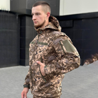 Мужская демисезонная Куртка B&L Softshell с Системой Вентиляции и функциональными Карманами пиксель размер 7XL - изображение 3
