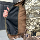 Чоловіча демісезонна Куртка B&L Softshell із Системою Вентиляції та функціональними Кишенями піксель розмір 7XL - зображення 8