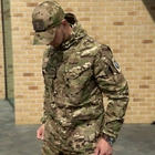 Мужская легкая Куртка М-65 с Капюшоном и Липучками под шевроны рип-стоп мультикам размер 3XL - изображение 4