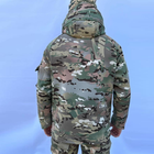 Чоловіча Демісезонна Куртка Soft Shell на Флісі з прогумованими замками мультикам розмір XL - зображення 2