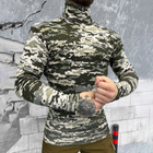Утепленный мужской Гольф с Патриотическим принтом / Плотная Водолазка пиксель размер 3XL - изображение 2