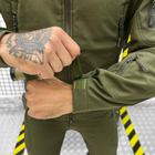 Мужской демисезонный Костюм Softshell Куртка + Брюки / Полевая форма с системой Вентиляции олива размер 2XL - изображение 6