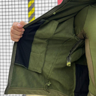Мужской демисезонный Костюм Softshell Куртка + Брюки / Полевая форма с системой Вентиляции олива размер 2XL - изображение 8