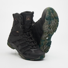 Универсальные кожаные Берцы с Мембраной Winterfrost / Демисезонные Ботинки на гибкой подошве черные размер 40 - изображение 7