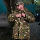 Мужская зимняя Куртка G8 с функциональными карманами / Водонепроницаемый Бушлат на меху мультикам размер 2XL - изображение 4