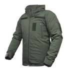 Чоловіча Зимова Куртка SoftShell з підкладкою Omni-Heat олива розмір 3XL 56 - зображення 4