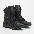 Универсальные кожаные Берцы с Мембраной Winterfrost / Демисезонные Ботинки на гибкой подошве черные размер 37 - изображение 3
