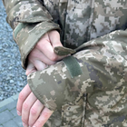 Мужская зимняя Куртка с Липучками под шевроны / Водонепроницаемый Бушлат "Дюспо" пиксель размер 2XL - изображение 8