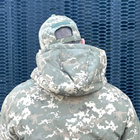 Мужская Зимняя Куртка Soft shell на Флисе пиксель / Утепленная верхняя одежда размер M - изображение 6