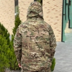 Чоловіча зимова Куртка із Липучками під шеврони / Водонепроникна Парка мультикам розмір 2XL - зображення 5