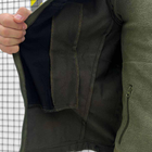 Мужской демисезонный Костюм 5в1 Куртка + Флиска + Брюки + Шапка + Баф / Полевая форма Softshell олива размер M - изображение 6