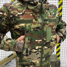 Чоловіча водонепроникна Куртка Armageddon Softshell з Капюшоном та Липучками під шеврони мультикам розмір L - зображення 3