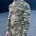 Утепленный мужской Гольф с манжетами / Плотная Водолазка пиксель размер XL - изображение 3