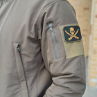 Демисезонная мужская Куртка Softshell с Капюшоном и системой Вентиляции олива размер L - изображение 7