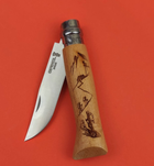 Нож Opinel №8 Engraved Hiking Sandvik 12C27 (002186) - изображение 2