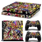 Наклейка PS4 Fat виниловая наклейка на Sony PlayStation PS4 Fat DualShock 4 Boosted Без Бренда