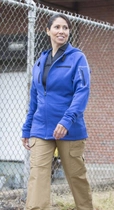Женский тактический флисовый свитер с капюшоном Propper Women's Hooded Sweatshirt 314 54993 Medium, Синій (Navy) - изображение 11