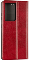Etui z klapką Beline Leather Book do Samsung Galaxy S21 Ultra Red (5903919064642) - obraz 1