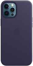 Etui plecki Beline Leather Case do Apple iPhone 12 Purple (5903919069524) - obraz 1