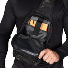 Тактична універсальна однолямочна сумка Camotec COB Sling Multicam Black - зображення 7