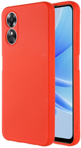 Etui plecki Beline Silicone do Oppo A17 Red (5905359815334) - obraz 1