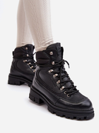 Жіночі зимові черевики низькі Big Star MM274663 39 Чорні (5900714688493) - зображення 6