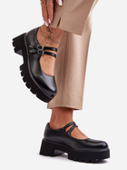 Жіночі туфлі Saviwa 37 Чорні (5905677953589) - зображення 3