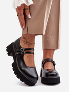 Жіночі туфлі Saviwa 37 Чорні (5905677953589) - зображення 5