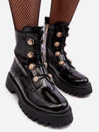 Жіночі зимові черевики високі S.Barski D&A MR870-51 37 Чорні (5905677950144) - зображення 8
