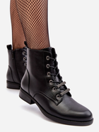 Жіночі зимові черевики високі S.Barski HY75-10 37 Чорні (5905677950090) - зображення 7