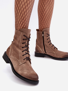Жіночі зимові черевики високі Lemar Revin 37 Світло-коричневі (5905677952339) - зображення 5