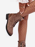Жіночі зимові черевики високі Lemar Revin 38 Світло-коричневі (5905677952346) - зображення 3