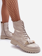 Жіночі зимові черевики високі S.Barski D&A MR870-67 36 Світло-сірі (5905677949513) - зображення 6