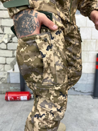 Тактичний теплий військовий комплект Squad ( Куртка + Штани ), Камуфляж: Піксель, Розмір: M - зображення 7
