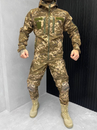 Тактический теплый военный комплект Plag ( Куртка + Штаны ), Камуфляж: Пиксель, Размер: L - изображение 3
