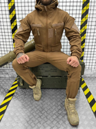 Тактический теплый военный комплект Leader ( Куртка + Штаны ), Камуфляж: Койот, Размер: M - изображение 3