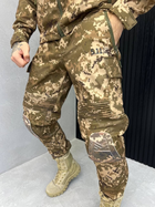 Тактический теплый военный комплект Plag ( Куртка + Штаны ), Камуфляж: Пиксель, Размер: L - изображение 8