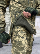 Тактичний теплий військовий комплект Squad ( Куртка + Штани ), Камуфляж: Піксель ЗСУ, Розмір: XL - зображення 7