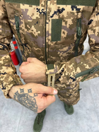 Тактичний теплий військовий комплект Shark ( Куртка + Фліска + Штани ), Камуфляж: Піксель, Розмір: L - зображення 5