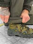 Тактический теплый военный комплект Leader ( Куртка + Штаны ), Камуфляж: Олива, Размер: M - изображение 10