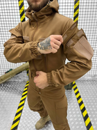 Тактический теплый военный комплект Leader ( Куртка + Штаны ), Камуфляж: Койот, Размер: XL - изображение 5