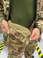 Тактический теплый зимний военный комплект Mission ( Куртка + Штаны ), Камуфляж: Мультикам, Размер: XXXL - изображение 8