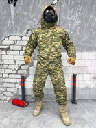 Тактичний зимовий військовий комплект Squad ( Куртка + Штани ), Камуфляж: Піксель ЗСУ, Розмір: L - зображення 1