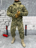 Тактичний зимовий військовий комплект Squad ( Куртка + Штани ), Камуфляж: Піксель ЗСУ, Розмір: L - зображення 4