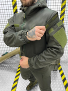 Тактичний теплий військовий комплект Leader ( Куртка + Штани ), Камуфляж: Олива, Розмір: XL - зображення 5