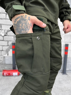 Тактичний військовий комплект Squad ( Куртка + Штани ), Камуфляж: Олива, Розмір: XL - зображення 8