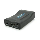 Адаптер SCART мама HDMI мама 5V/2A черный для подключения старых ТВ