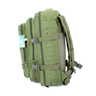 Рюкзак тактичний 28 л, два відділення, фронтальні кармани, додаткові стяжки, розмір 50*28*20 см, олива - зображення 7
