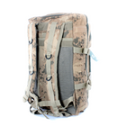 Рюкзак тактичний, 28 л, два відділення, додаткові кишені, розмір: 50*28*20 см, світлий камуфляж - изображение 5